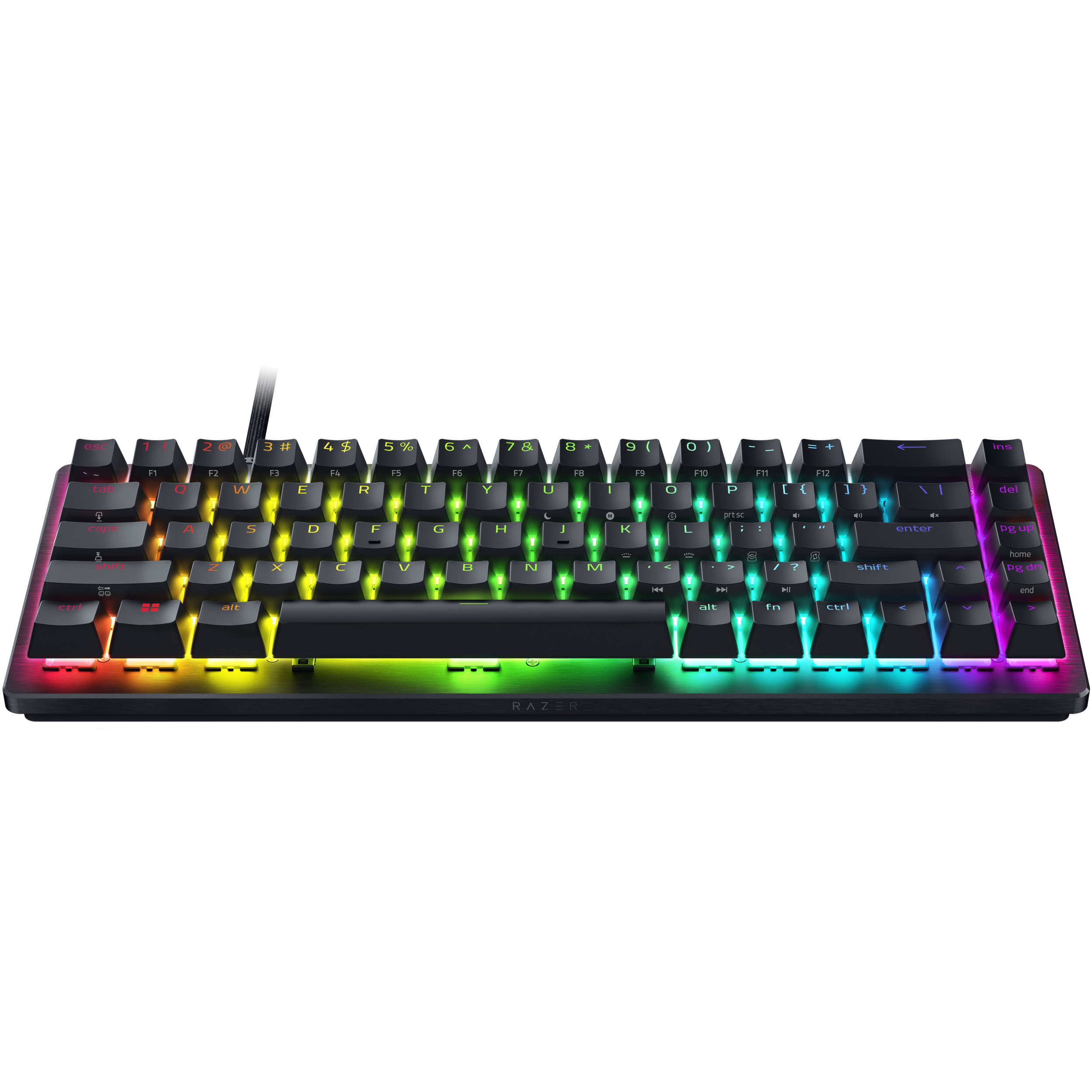 A large main feature product image of Razer Huntsman V3 HE Magnetic Mini 65% 8KHz - Hall Effect Magnetic Esports Keyboard - US Layout