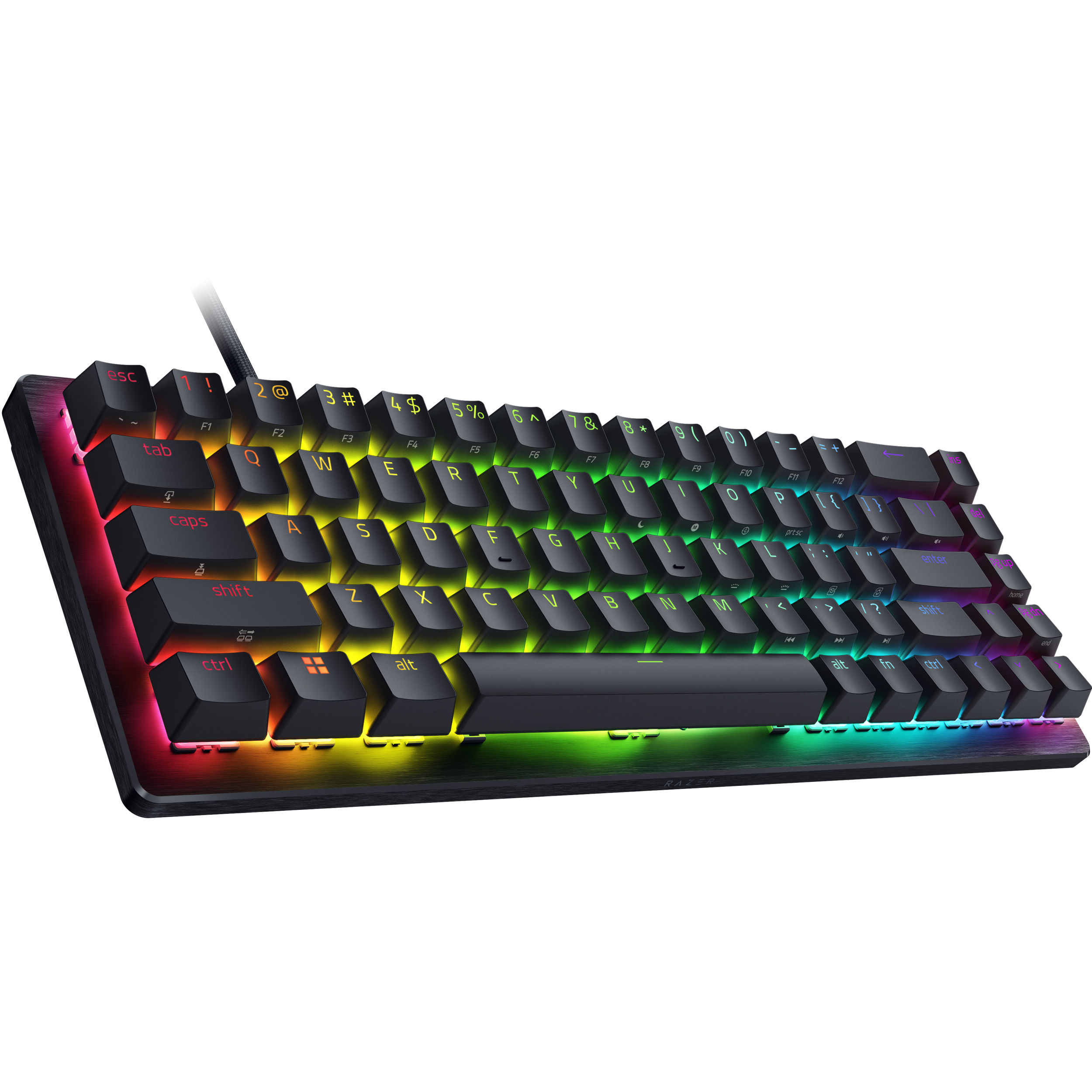 A large main feature product image of Razer Huntsman V3 HE Magnetic Mini 65% 8KHz - Hall Effect Magnetic Esports Keyboard - US Layout
