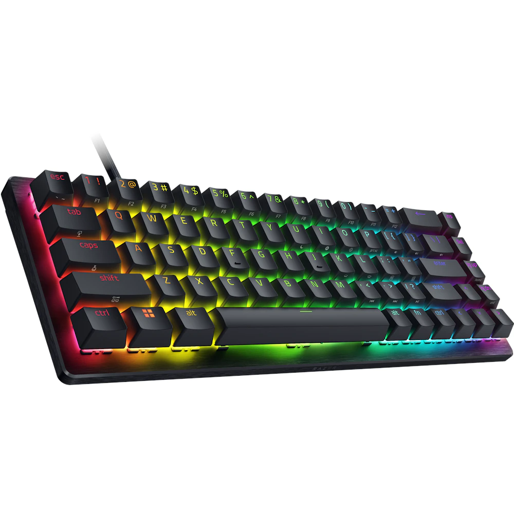 A large main feature product image of Razer Huntsman V3 HE Magnetic Mini 65% 8KHz - Hall Effect Magnetic Esports Keyboard - US Layout