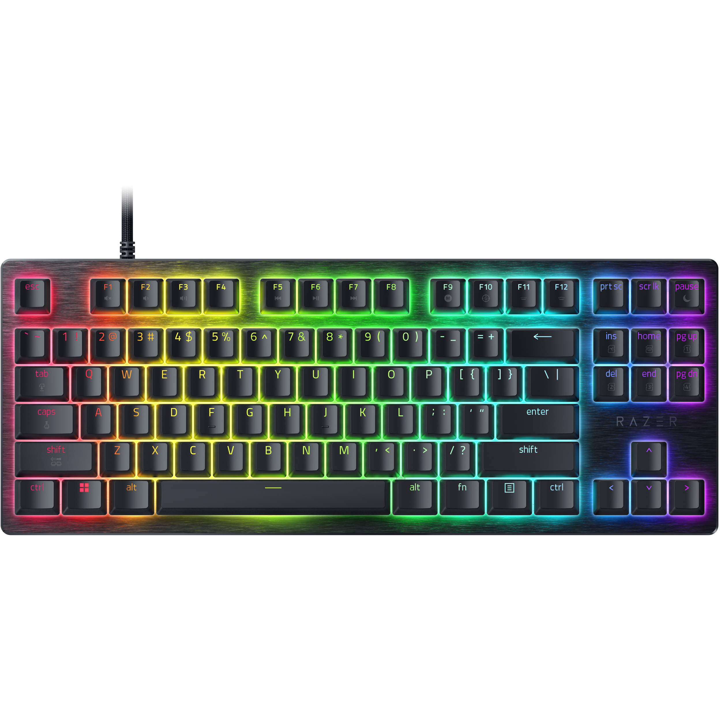 A large main feature product image of Razer Huntsman V3 HE Magnetic Tenkeyless 8KHz - Hall Effect Magnetic Esports Keyboard - US Layout