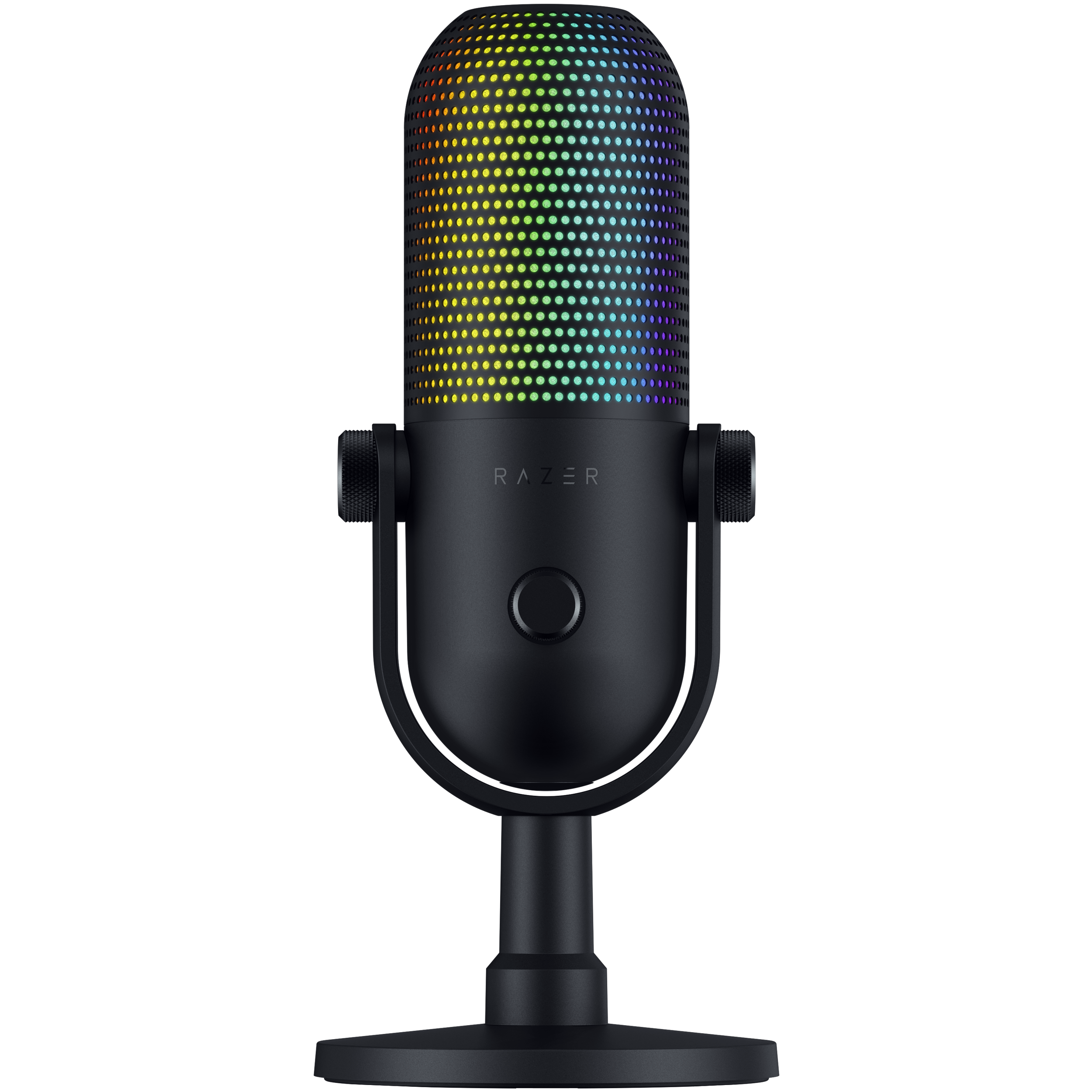 A large main feature product image of Razer Seiren V3 Chroma 32-Bit DSP - RGB USB Microphone
