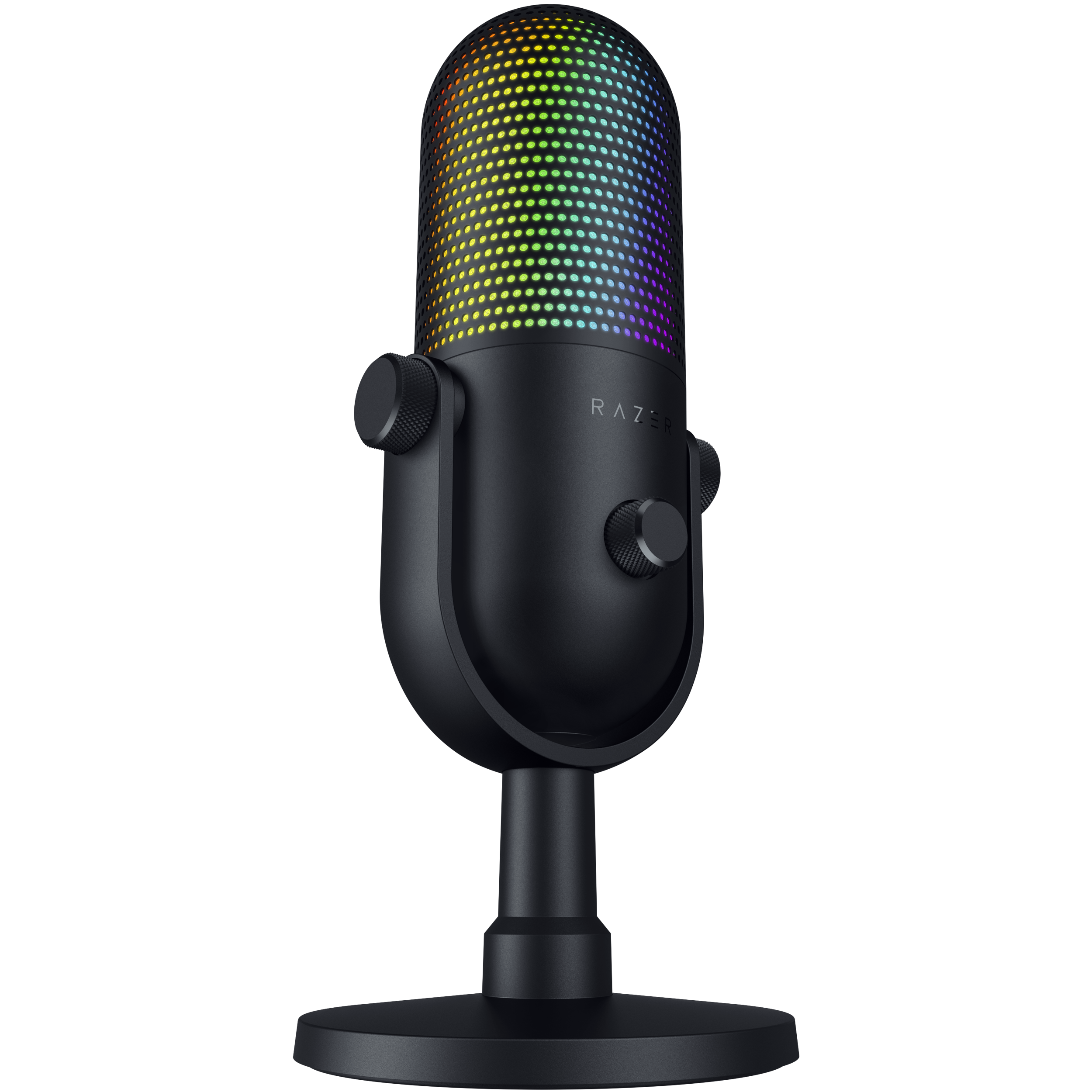 A large main feature product image of Razer Seiren V3 Chroma 32-Bit DSP - RGB USB Microphone