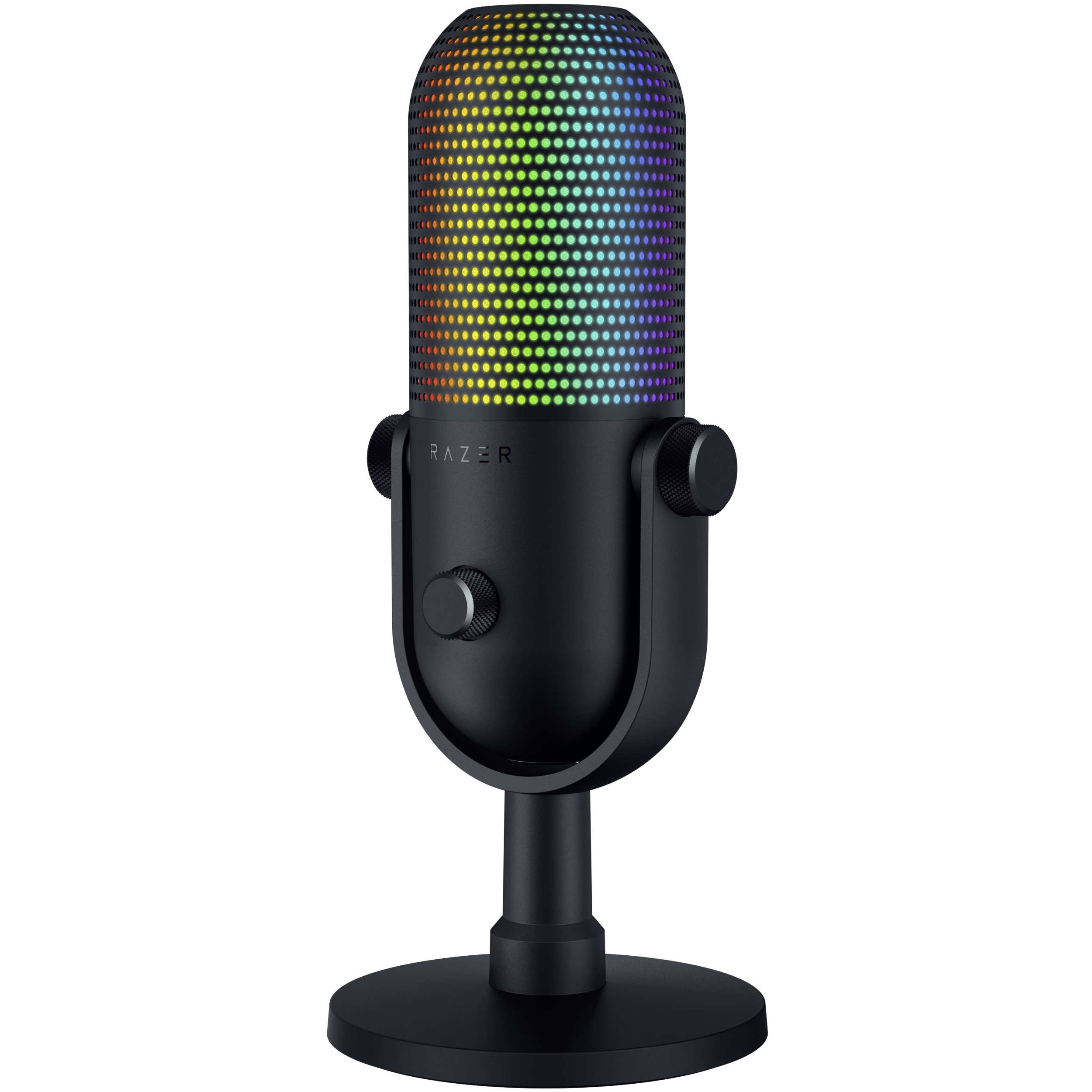 A large main feature product image of Razer Seiren V3 Chroma 32-Bit DSP - RGB USB Microphone