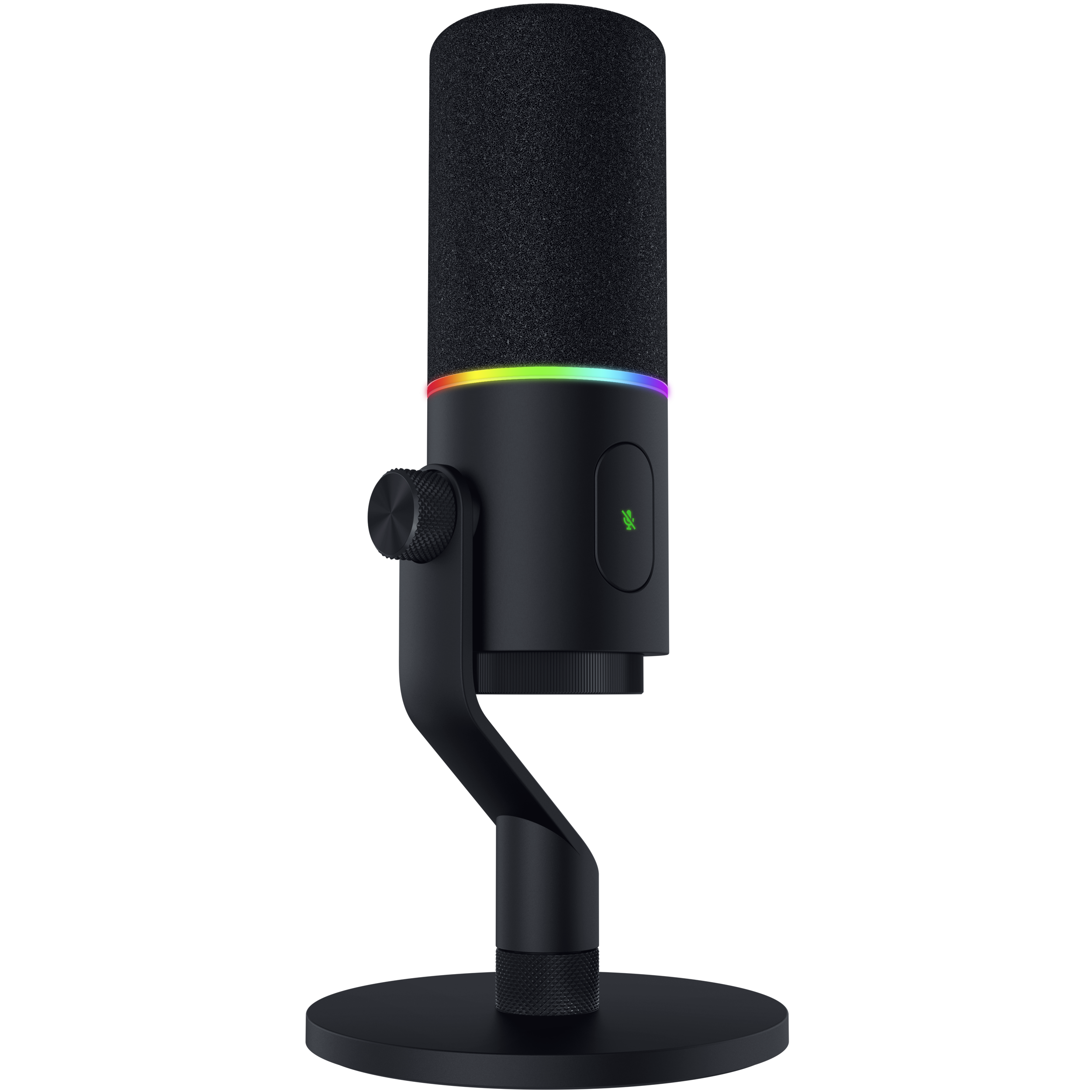A large main feature product image of Razer Seiren V3 Pro - Professional Dynamic Microphone with USB and XLR Output