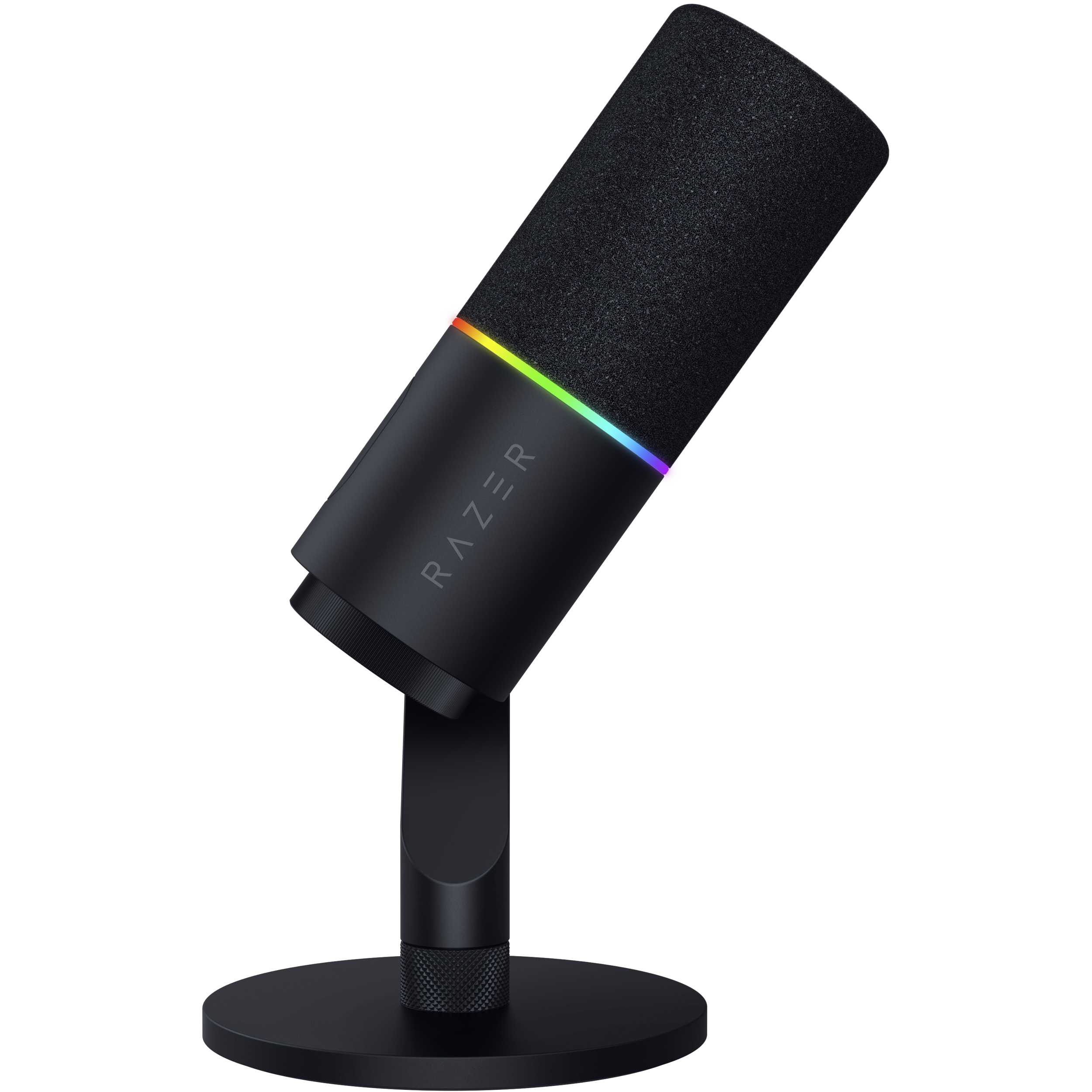 A large main feature product image of Razer Seiren V3 Pro - Professional Dynamic Microphone with USB and XLR Output