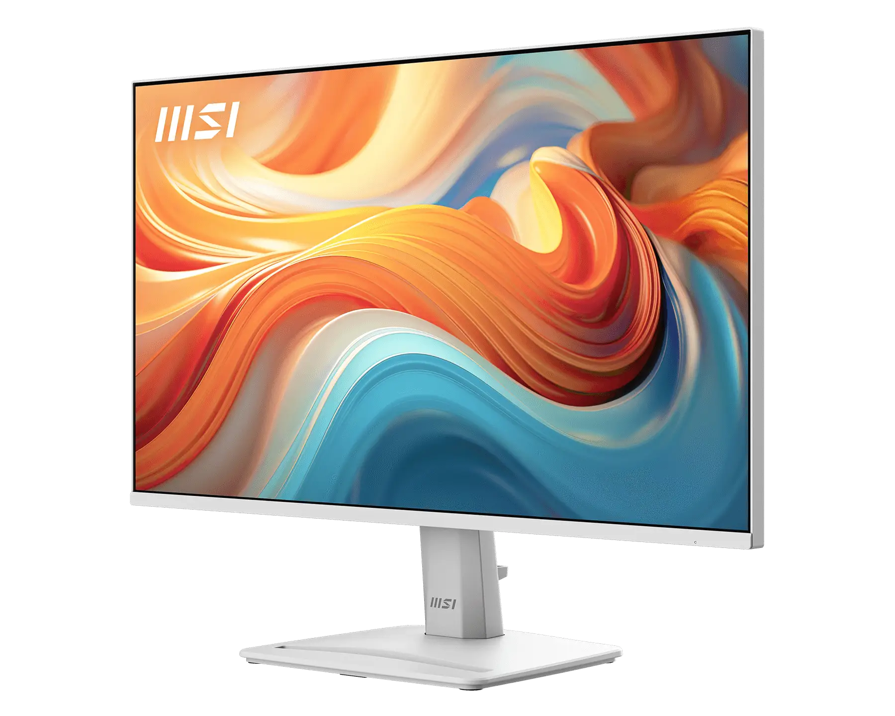 A large main feature product image of MSI PRO MP251W E14A - 25" 1080p 144Hz 1ms IPS Business Monitor (White)