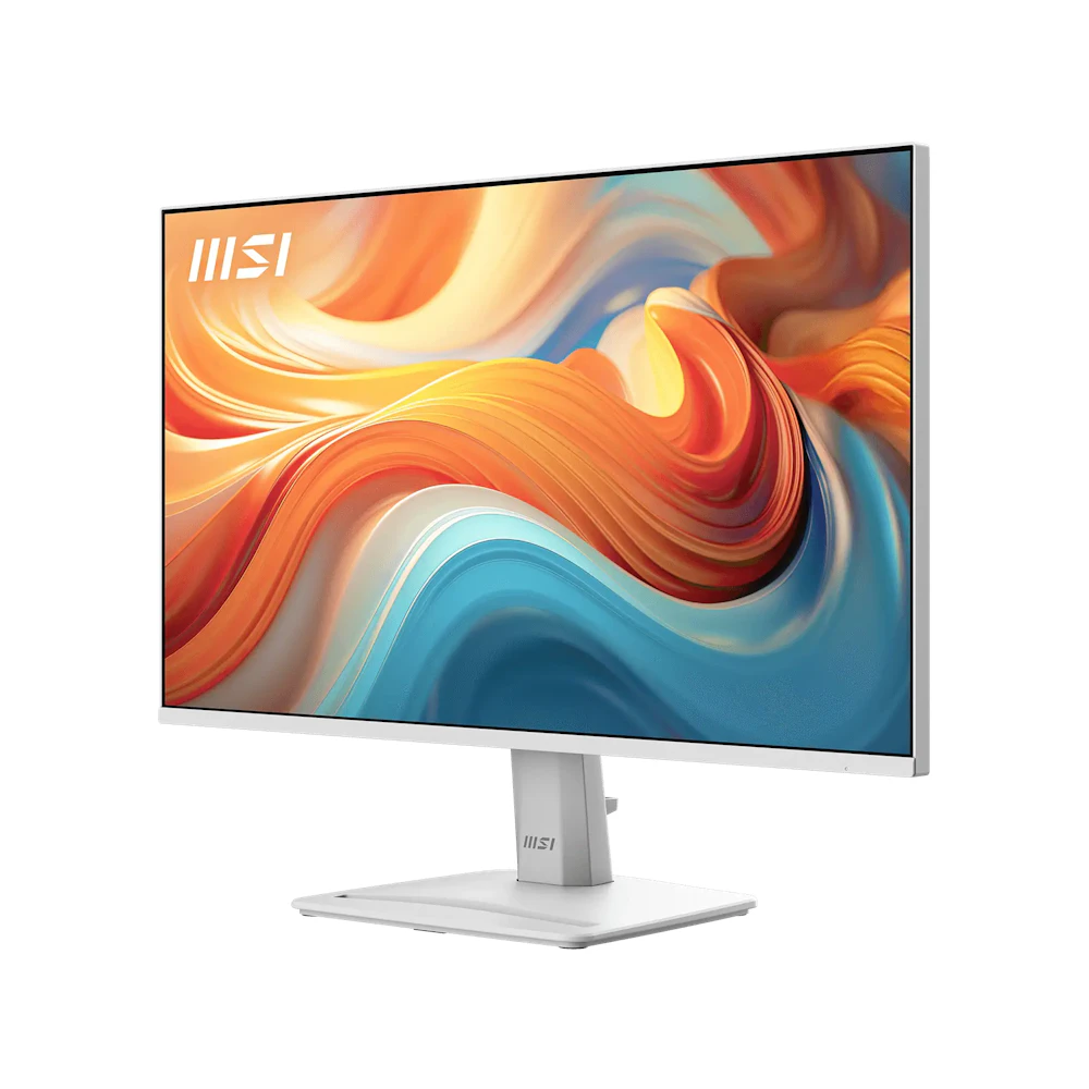 A large main feature product image of MSI PRO MP251W E14A - 25" 1080p 144Hz 1ms IPS Business Monitor (White)