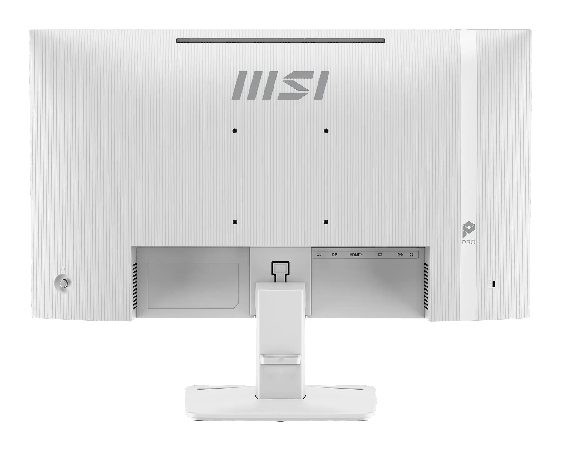 A large main feature product image of MSI PRO MP251W E14A - 25" 1080p 144Hz 1ms IPS Business Monitor (White)