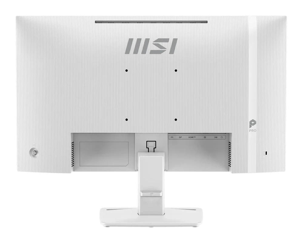 A large main feature product image of MSI PRO MP251W E14A - 25" 1080p 144Hz 1ms IPS Business Monitor (White)