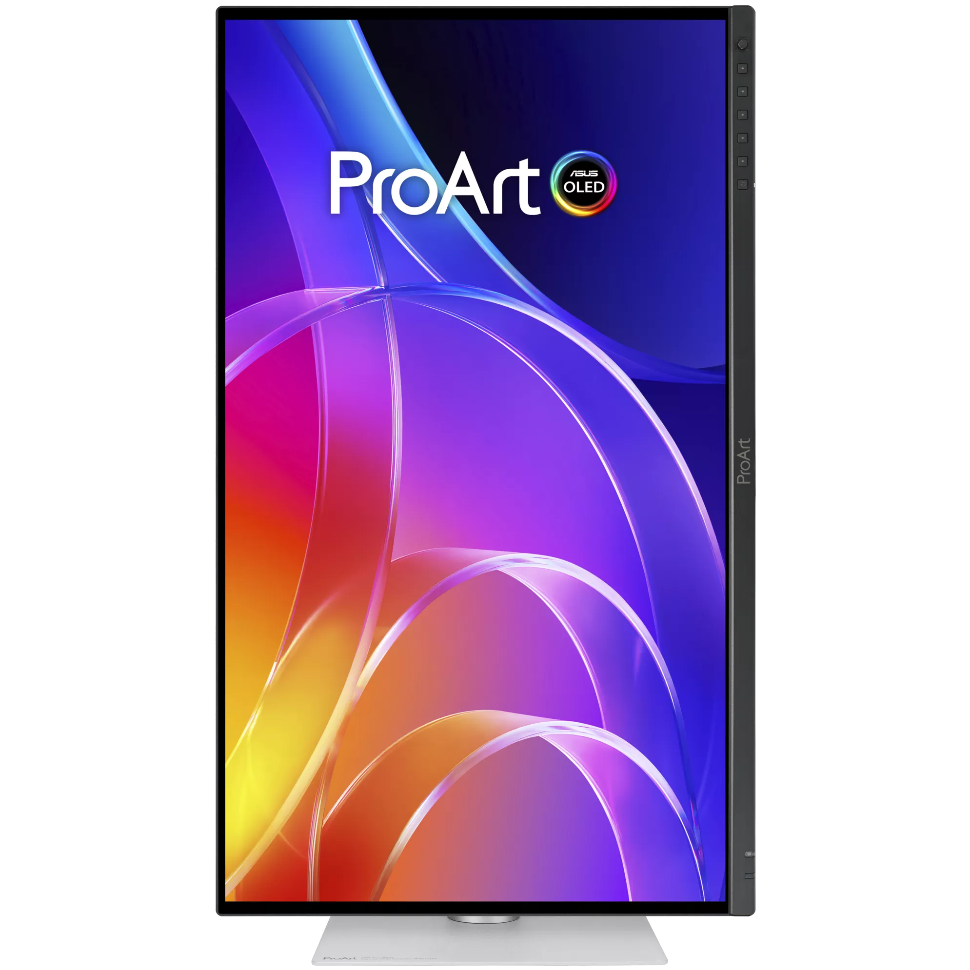 A large main feature product image of ASUS ProArt Display PA279CDV QD-OLED - 26.5" 4K 2160p 120Hz 0.1ms Professional Monitor