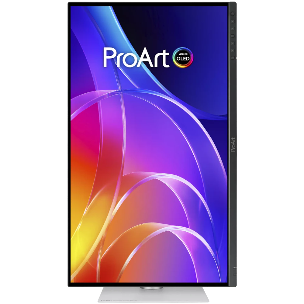 A large main feature product image of ASUS ProArt Display PA279CDV QD-OLED - 26.5" 4K 2160p 120Hz 0.1ms Professional Monitor