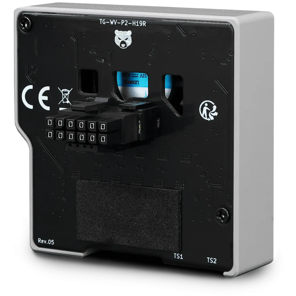 A large main feature product image of Thermal Grizzly WireView Pro II 12V-2x6 White Edition (Reverse)