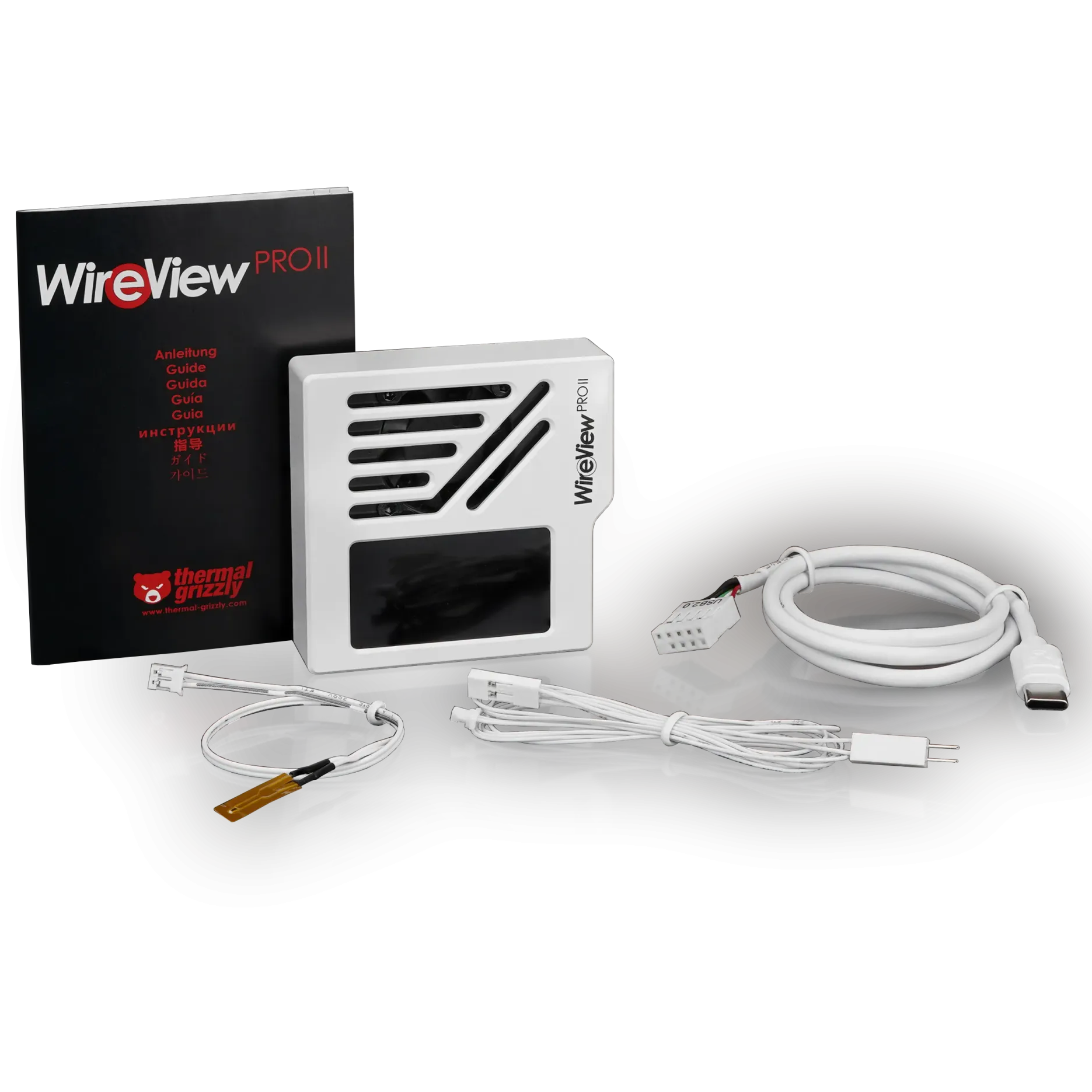 A large main feature product image of Thermal Grizzly WireView Pro II 12V-2x6 White Edition (Normal)