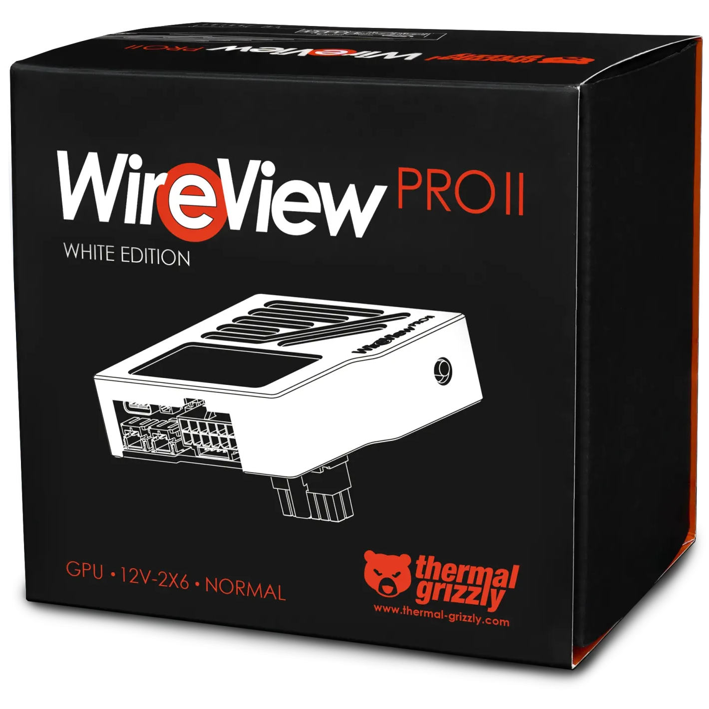 A large main feature product image of Thermal Grizzly WireView Pro II 12V-2x6 White Edition (Normal)