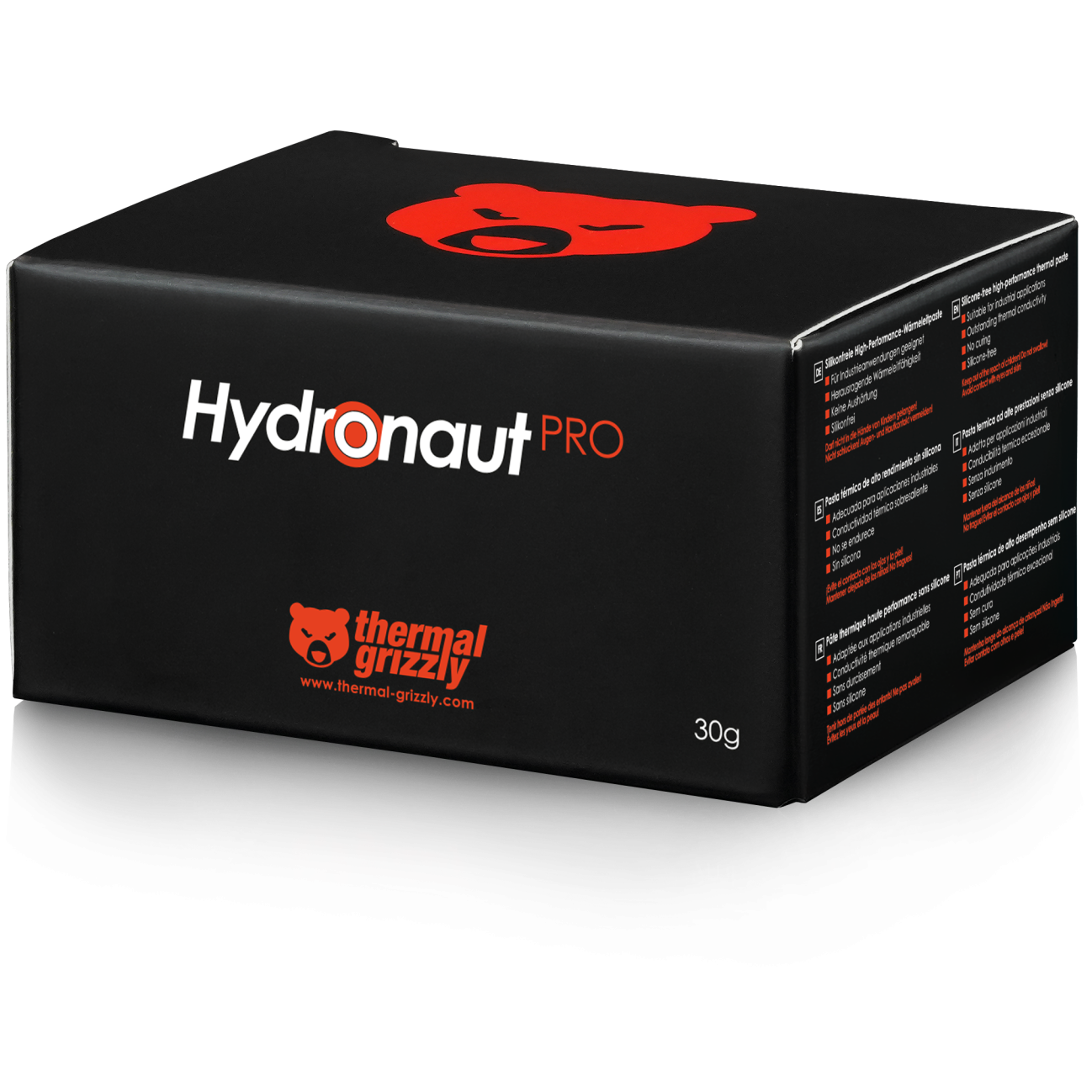 A large main feature product image of Thermal Grizzly Hydronaut Pro - Performance Thermal Compound (30g)