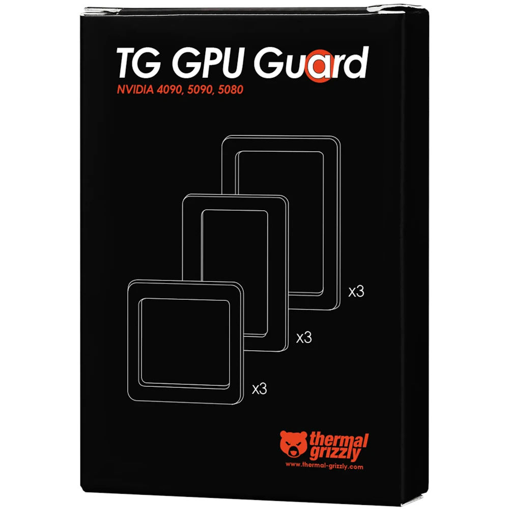 A large main feature product image of Thermal Grizzly GPU Guard Compressible Foam Gasket - NVIDIA GPU Set