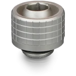 A small tile product image of Thermal Grizzly DeltaMate ST16 - G1/4" 16mm Soft Tube Compression Fitting 6-Pack (Nickel)
