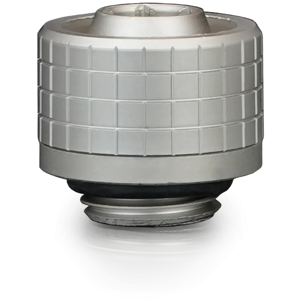 A large main feature product image of Thermal Grizzly DeltaMate ST16 - G1/4" 16mm Soft Tube Compression Fitting (Nickel)