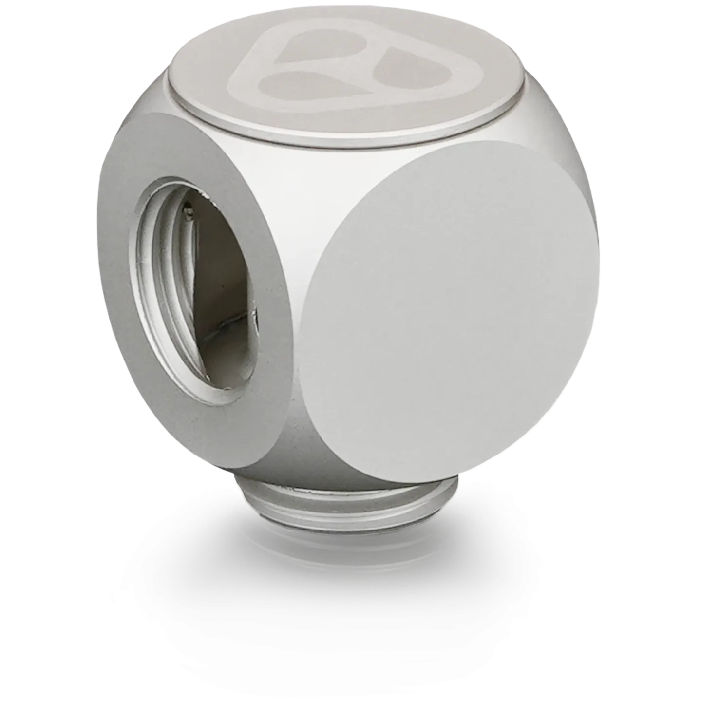 A large main feature product image of Thermal Grizzly DeltaMate Rotary - G1/4" T Fitting (Nickel)