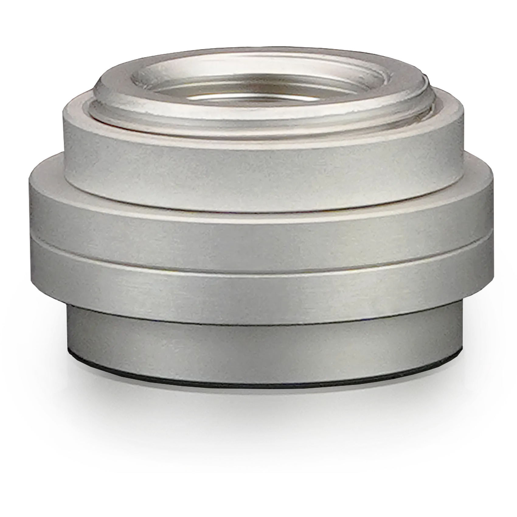 A large main feature product image of Thermal Grizzly DeltaMate - G1/4" Pass Through Fitting (Nickel)