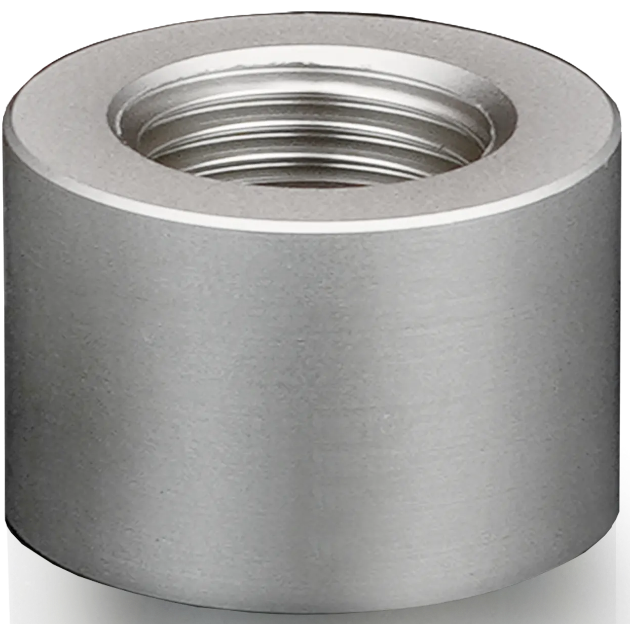 A large main feature product image of Thermal Grizzly DeltaMate Extender FF14 - G1/4" 14mm Female-Female Joiner Fitting (Nickel)