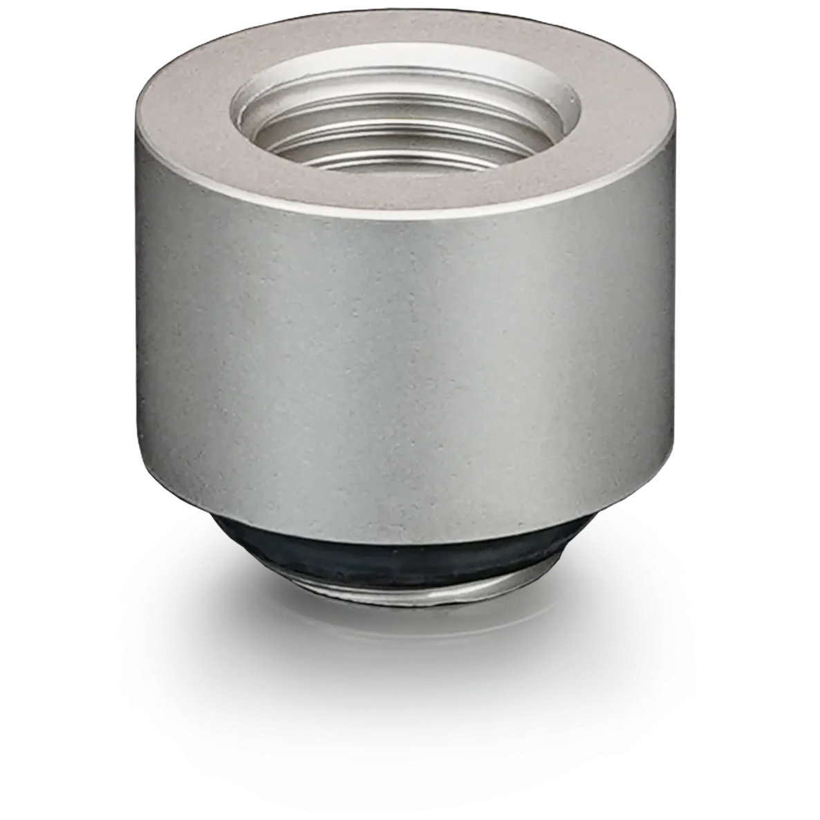 A large main feature product image of Thermal Grizzly DeltaMate Extender MF14 - G1/4" 14mm Extension Fitting (Nickel)
