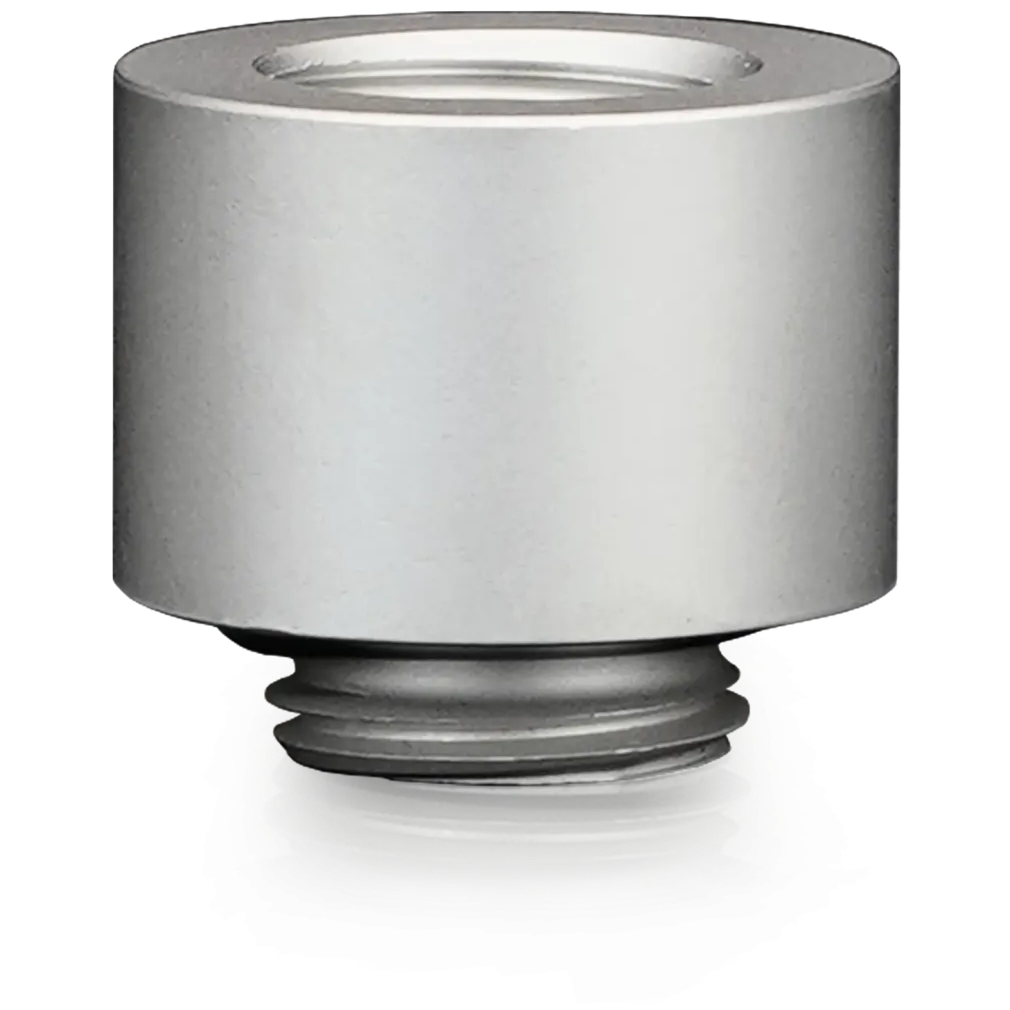 A large main feature product image of Thermal Grizzly DeltaMate Extender MF14 - G1/4" 14mm Extension Fitting (Nickel)