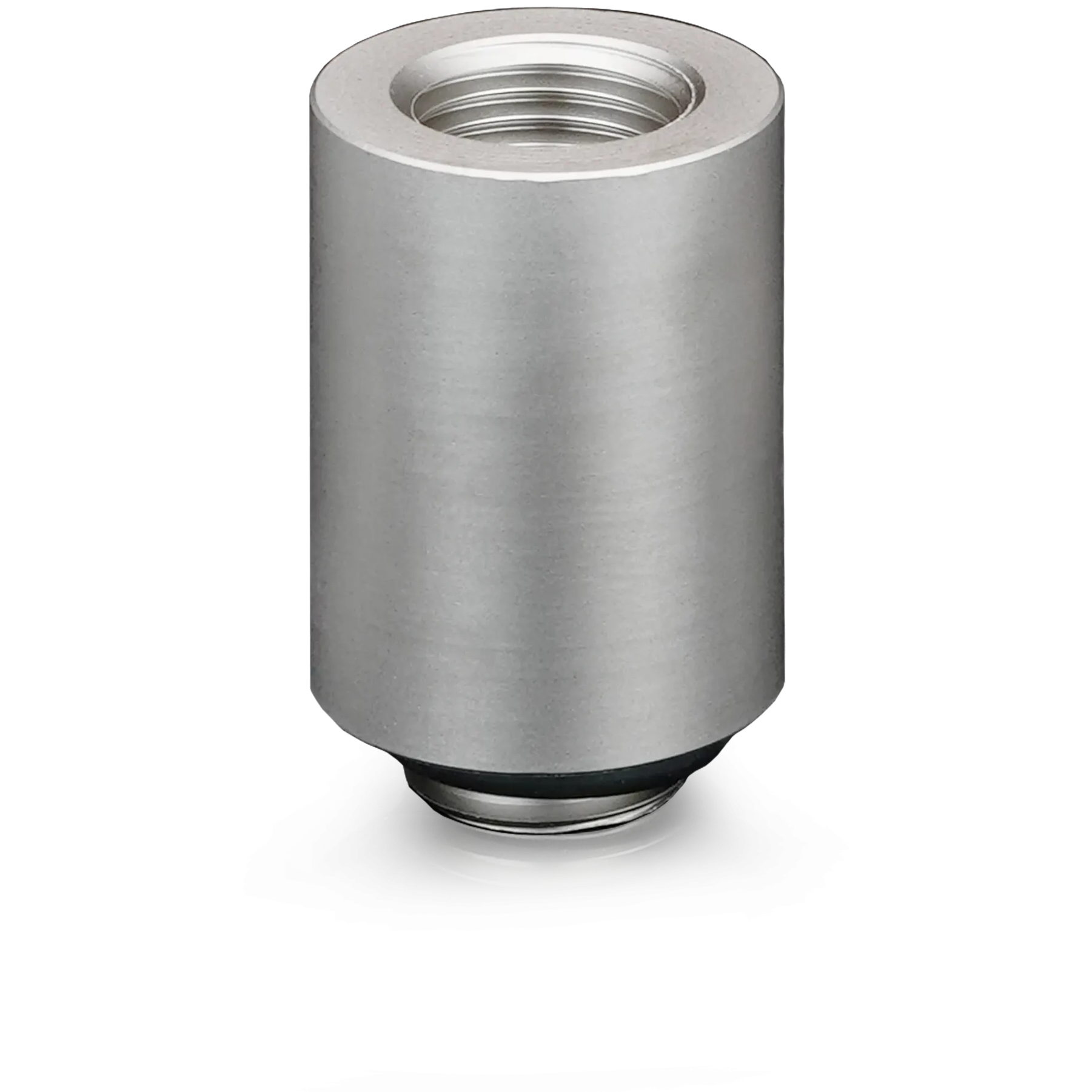 A large main feature product image of Thermal Grizzly DeltaMate Extender MF28 - G1/4" 28mm Extension Fitting (Nickel)