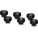 A product image of Thermal Grizzly DeltaMate Extender MF7 - G1/4" 7mm Extension Fitting 6-Pack (Black)