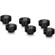 A small tile product image of Thermal Grizzly DeltaMate Extender MF7 - G1/4" 7mm Extension Fitting 6-Pack (Black)