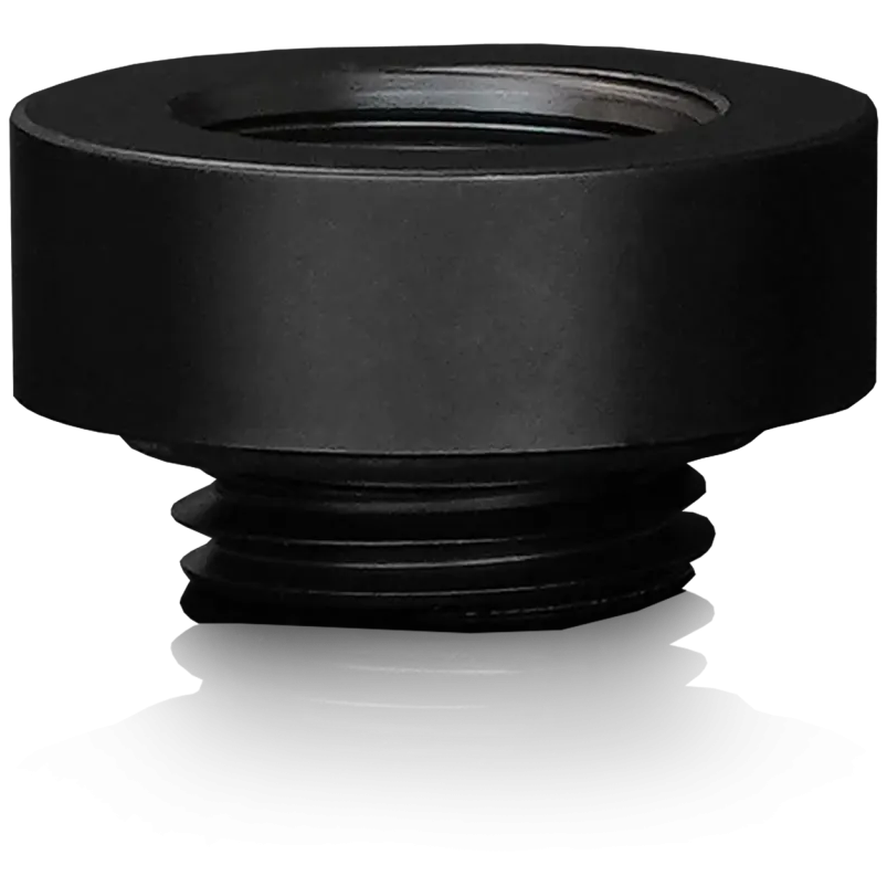 A large main feature product image of Thermal Grizzly DeltaMate Extender MF7 - G1/4" 7mm Extension Fitting 6-Pack (Black)