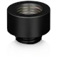 A small tile product image of Thermal Grizzly DeltaMate Extender MF10 - G1/4" 10mm Extension Fitting 6-Pack (Black)