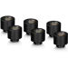 A product image of Thermal Grizzly DeltaMate Extender MF14 - G1/4" 14mm Extension Fitting 6-Pack (Black)