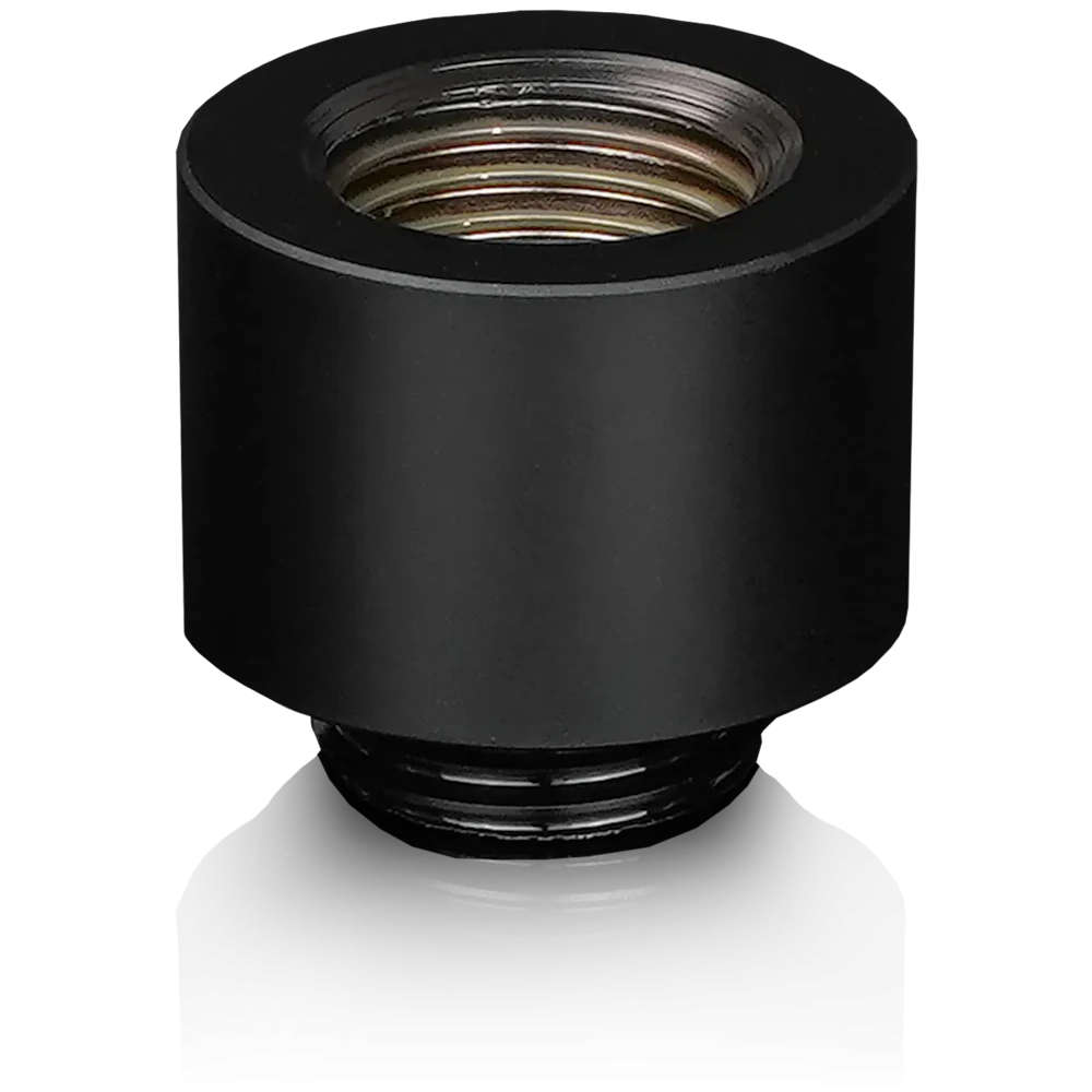 A large main feature product image of Thermal Grizzly DeltaMate Extender MF14 - G1/4" 14mm Extension Fitting 6-Pack (Black)