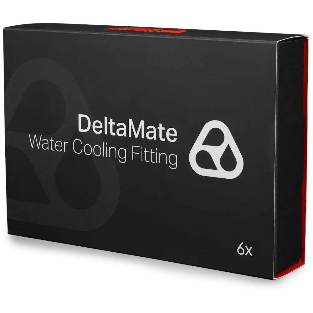 A large main feature product image of Thermal Grizzly DeltaMate Extender MF28 - G1/4" 28mm Extension Fitting (Black)