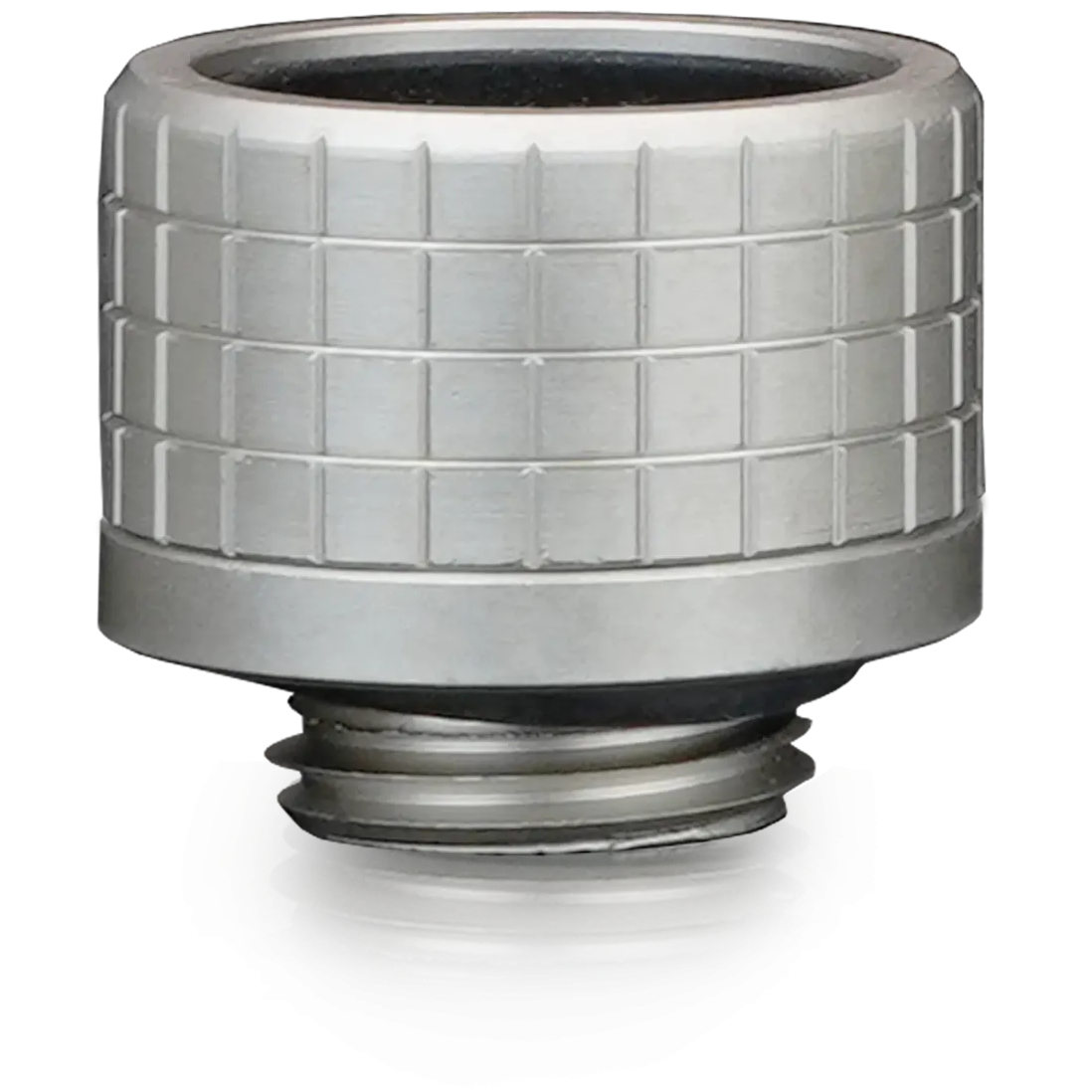 A large main feature product image of Thermal Grizzly DeltaMate HT16 - G1/4" 16mm Hard Tube Compression Fitting (Nickel)