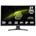 A product image of EX-DEMO MSI MAG 275CQF E18 - 27" Curved 1440p 180Hz 0.5ms Fast VA Gaming Monitor