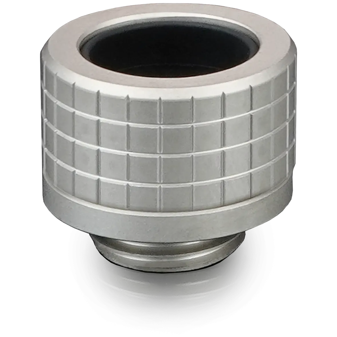 A large main feature product image of #PCR Thermal Grizzly DeltaMate HT14 - G1/4" 14mm Hard Tube Compression Fitting (Nickel)