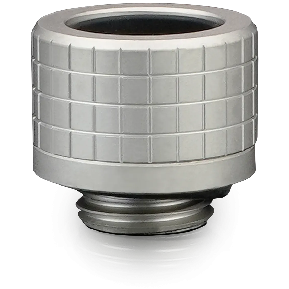 A large main feature product image of #PCR Thermal Grizzly DeltaMate HT14 - G1/4" 14mm Hard Tube Compression Fitting (Nickel)