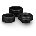 A small tile product image of Thermal Grizzly DeltaMate HT16 - G1/4" 16mm Hard Tube Compression Fitting 6-Pack (Black)