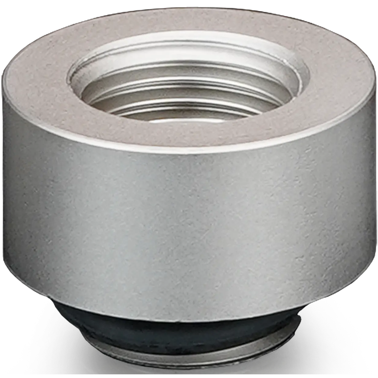 A large main feature product image of Thermal Grizzly DeltaMate Extender MF10 - G1/4" 10mm Extension Fitting 6-Pack (Nickel)
