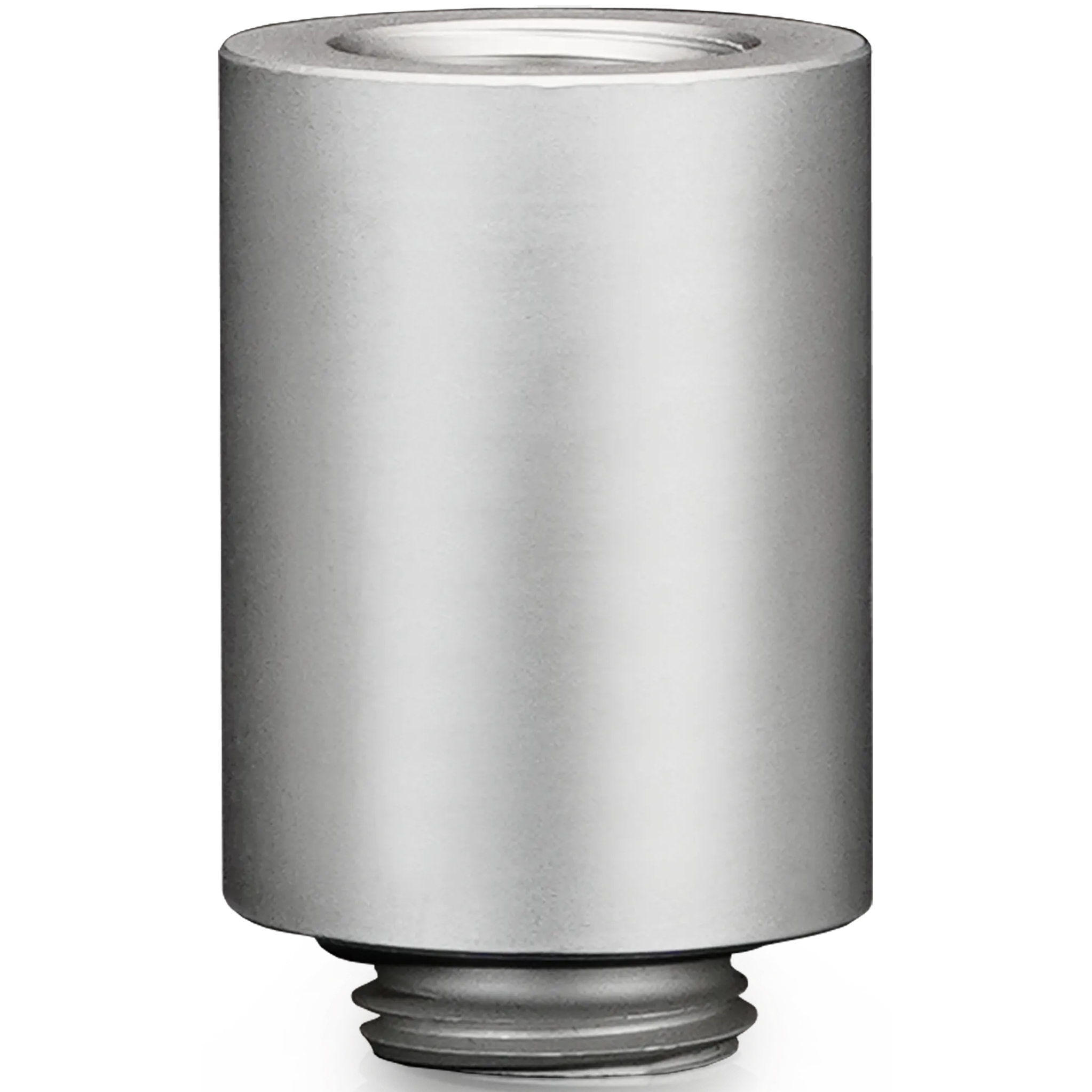 A large main feature product image of Thermal Grizzly DeltaMate Extender MF28 - G1/4" 28mm Extension Fitting 6-Pack (Nickel)