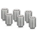 A product image of Thermal Grizzly DeltaMate Extender MF28 - G1/4" 28mm Extension Fitting 6-Pack (Nickel)