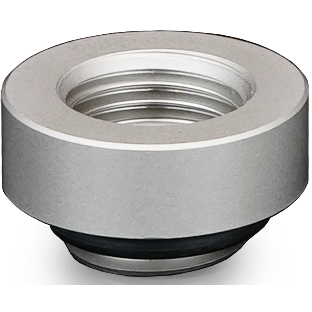 A large main feature product image of Thermal Grizzly DeltaMate Extender MF7 - G1/4" 7mm Extension Fitting 6-Pack (Nickel)