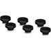 A product image of Thermal Grizzly DeltaMate G1/4" Plug 6-Pack (Black)