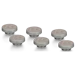 A product image of Thermal Grizzly DeltaMate G1/4" Plug 6-Pack (Nickel)