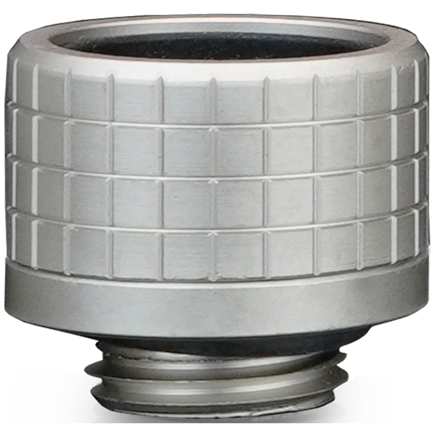 A large main feature product image of Thermal Grizzly DeltaMate HT16 - G1/4" 16mm Hard Tube Compression Fitting 6-Pack (Nickel)