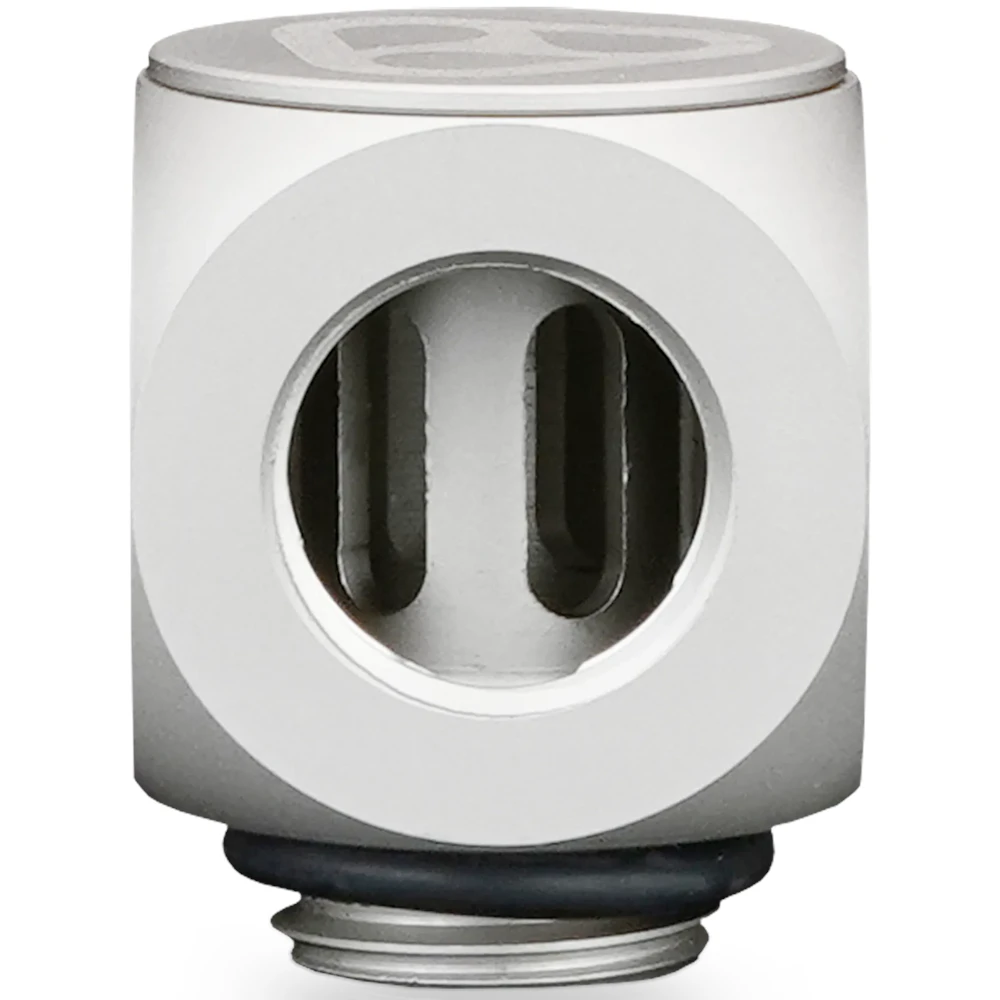 A large main feature product image of Thermal Grizzly DeltaMate Rotary - G1/4" 90 Degree Rotary Fitting 6-Pack (Nickel)