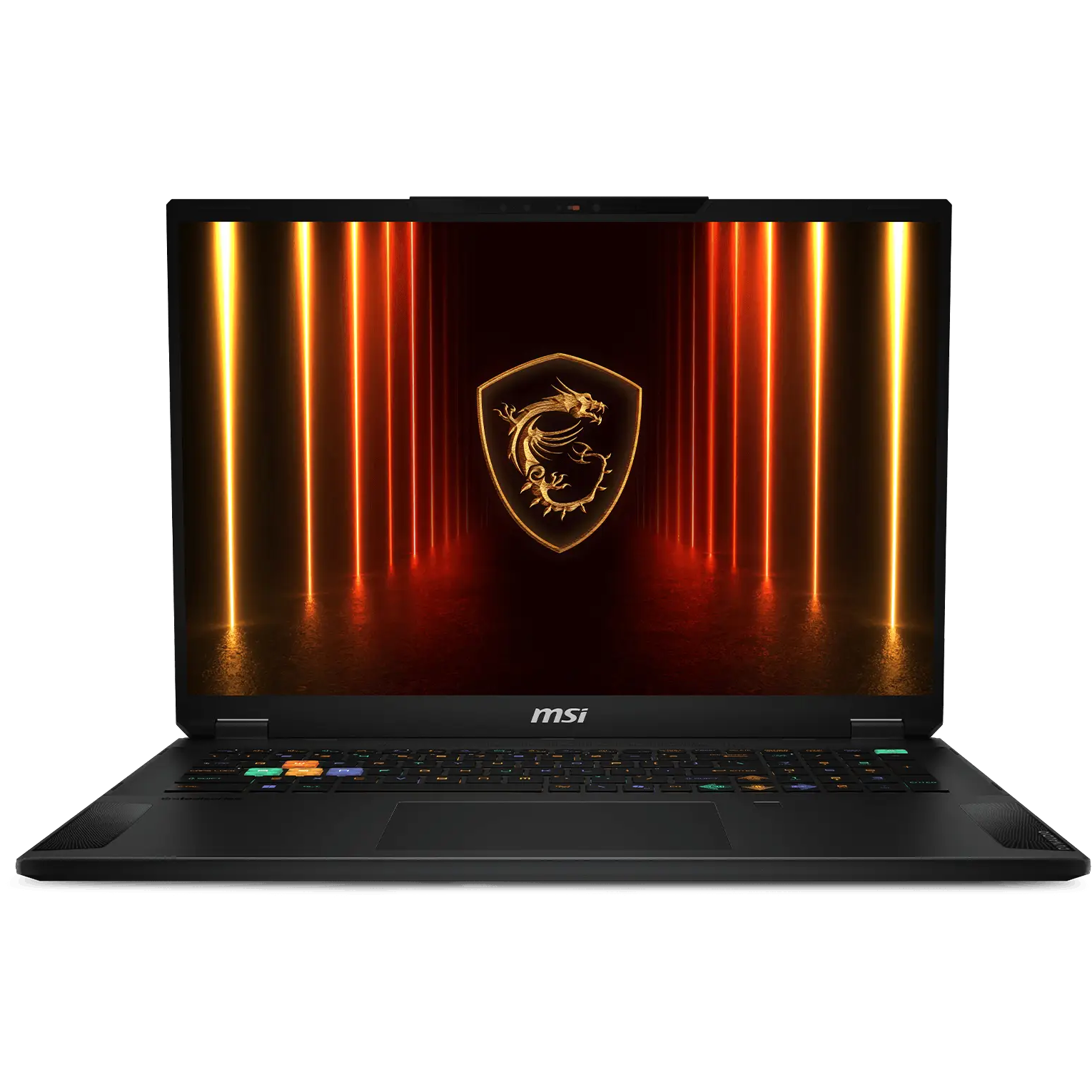 A large main feature product image of MSI Stealth A18 AI+ (A3XW) - 18" 120Hz, Ryzen AI 9 HX 370, RTX 5090, 64GB/2TB - Win 11 Gaming Notebook