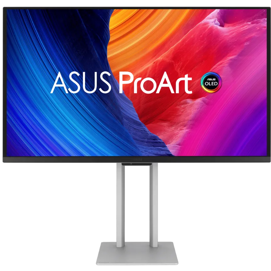 A large main feature product image of ASUS ProArt PA27UCDMR OLED - 26.5" 4K 2160p 240Hz 0.1ms Monitor